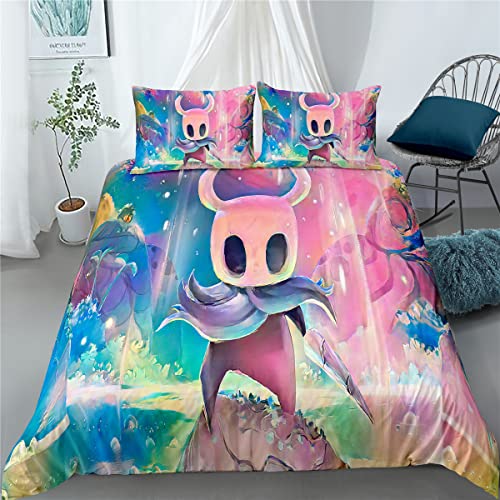 Juego de Ropa de Cama de Anime, Funda de edredón de 3 Piezas con 1 Funda de edredón y 9 Fundas de Almohada para fanáticos de los Juegos Adolescentes Cover