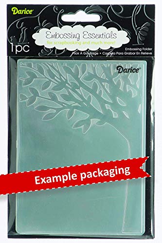 Darice Embossing Folder, 4.25 By 5.75-Inch, Flower Frenzy Background, 1 Pack #TOP1