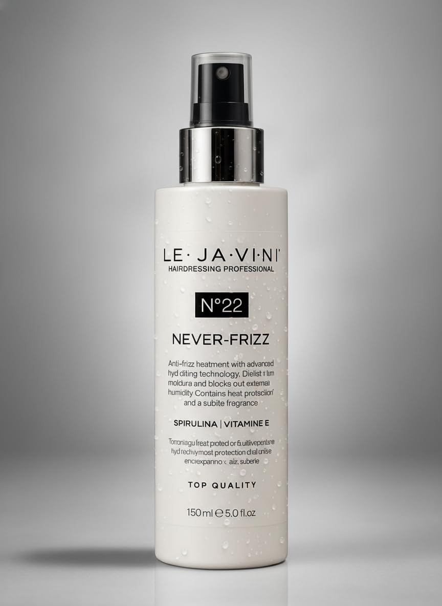 LEJAVINI N22 Spray Anti Frizz para Antiencrespamiento Cabello – Bruma Anti Frizz Pelo con Protección Térmica, Control de Humedad, Suavidad y Acabado Liso para Peinados Duraderos