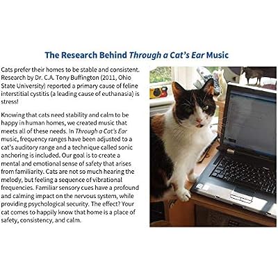 iCalmPet | Through a Cat's Ear: Music for Calming | 3-CD Box Set | 3-hrs |Simplified Classical Music lessens Feline Anxiety and enhances Environmental Enrichment