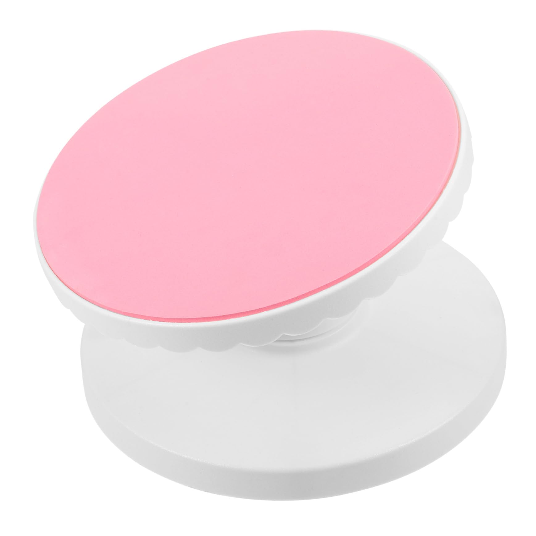 GLEAVI Plateau à Gâteau Rotatif Ajustable Pente pour Décoration de Gâteaux Outil de Pâtisserie et Facile à Nettoyer Rose