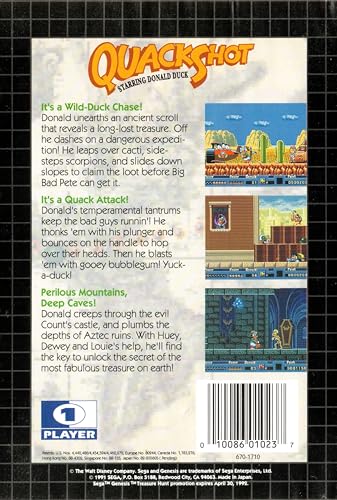 Image of Disney's Quackshot Starring Donald Duck (Renewed)
