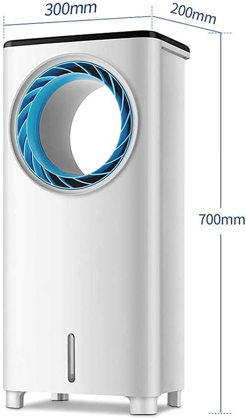 Air Cooler for Home Office Evaporative Coolers Evaporative Cooler Portable Air Conditioner Fan 3 Speed with Remote Control Conditioner Super Humidifier Misting Fan for Home Office Bedroom(Wh