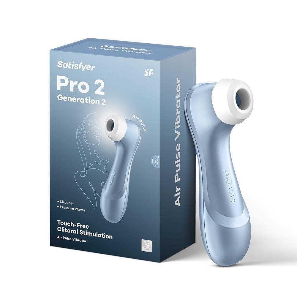 Satisfyer Pro 2 Vibrator Sex Toy | Adult Toys for Women | Suction and Clitoral Stimulation Vibrator | Vibrating Sexual Pleasure Device | Stimulation Vibrators | Female Wellness Tools | Woman Sextoy: Blue