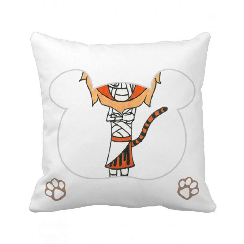 Housse de coussin Horus Tigre Mummy carrée pour sublimer votre canapé