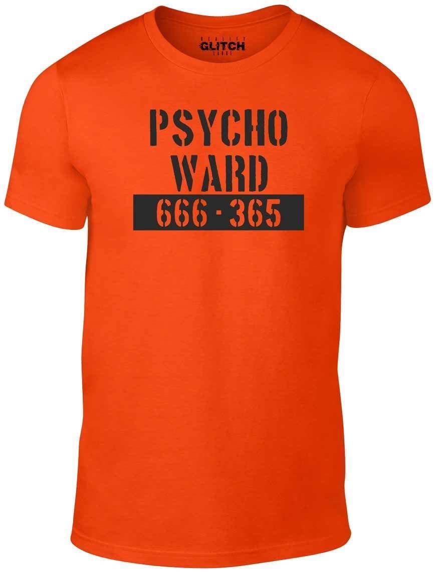 Reality Glitch Unisex Orange Psycho Ward T-Shirt