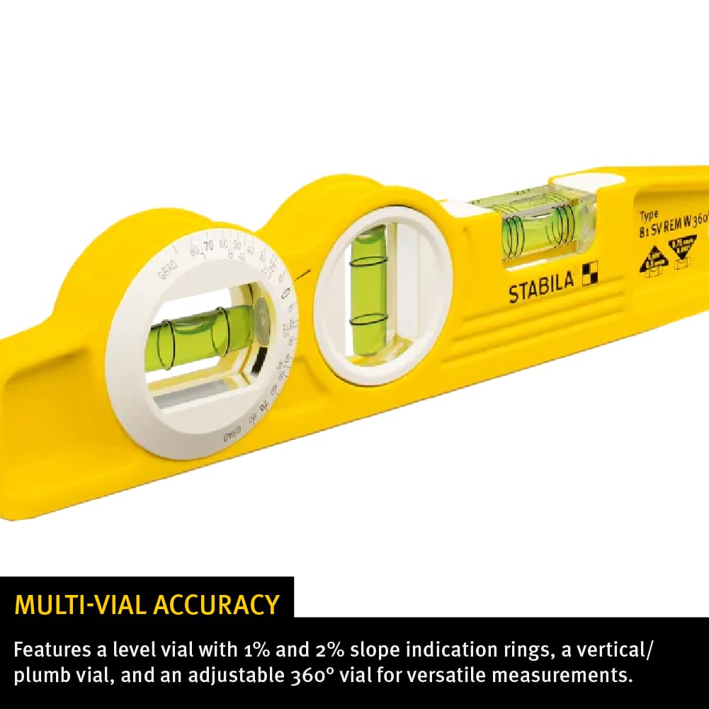 Stabila Torpedo Level - 10in Magnetic Level -6