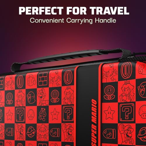 PDP Sacoche Travel Case Plus GLOW Super Icon Nintendo Switch