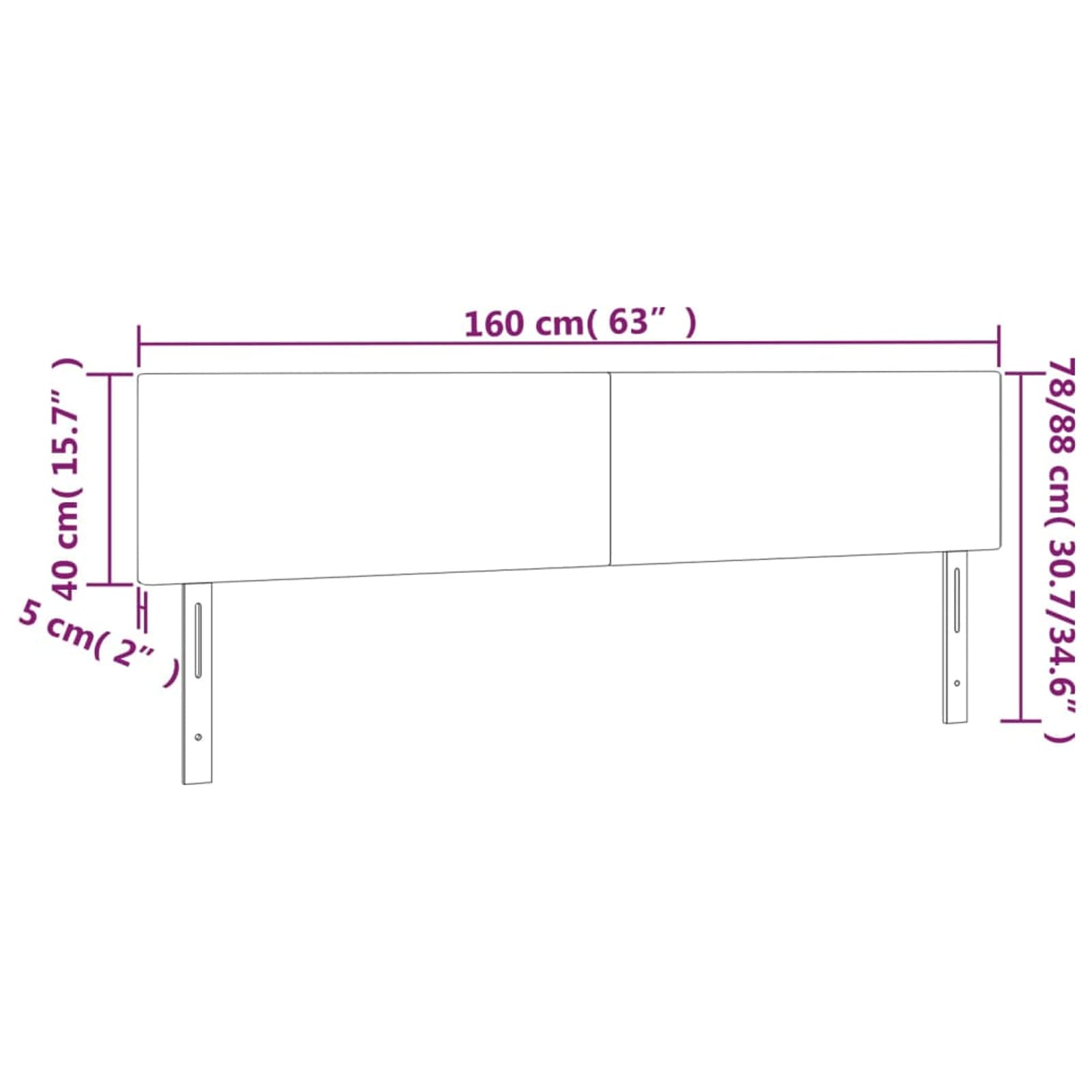 Cabeceros 2 Unidades, Cabezal De Cama, Cabezales Dormitorios Modernos, Cabecera para Cama, Cabeceira Cama, de Tela Gris Claro 80x5x78/88 cm