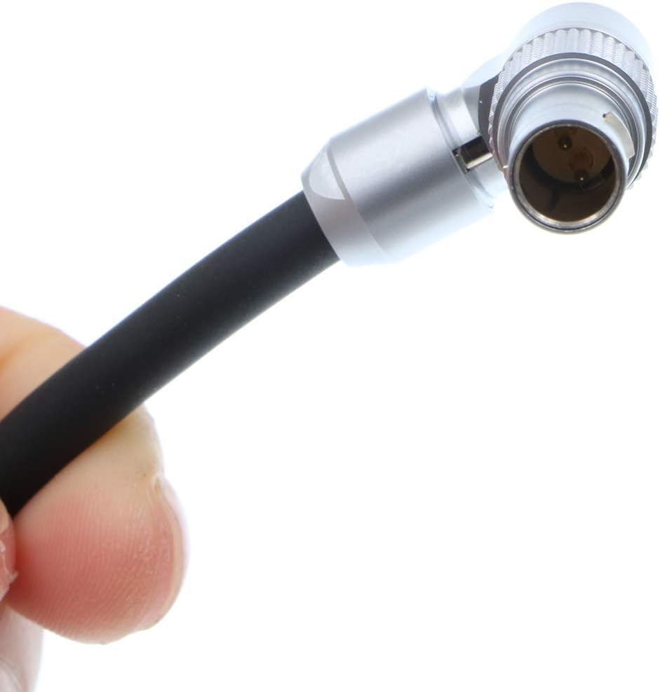 Alvin’s Cables Power Cable for Nucleus M from Z CAM E2 Flagship S6 F6 F8 Camera Rotatable 2 Pin Male Right Angle to Nucleus M 7 Pin Power Cord