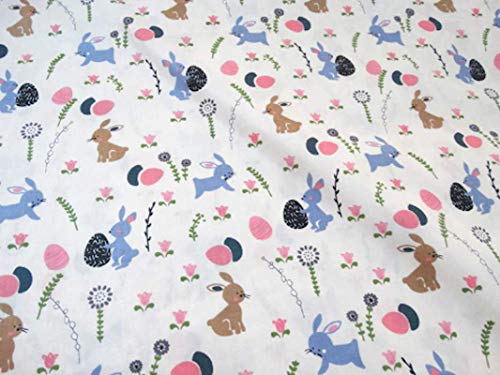 Bunny Rabbit Print Fabric 8