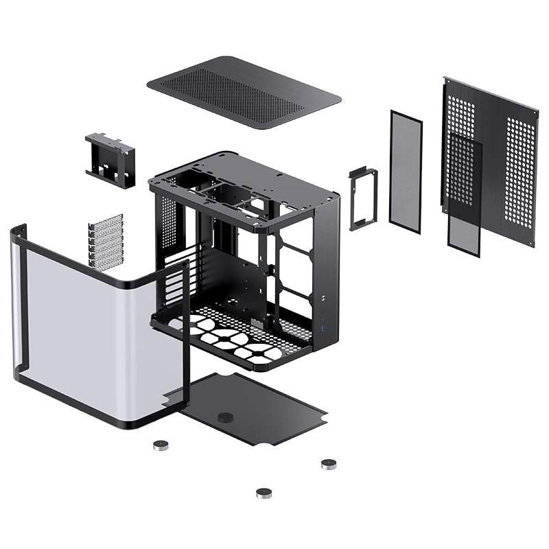Amazon.co.jp: PCケース JONSBO TK-2 デュアルサーフェス側透