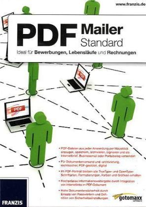 PDF Mailer Standard: Ideal für Bewerbungen, Lebensläufe und Rechnungen. Für Windows 7/Vista/XP