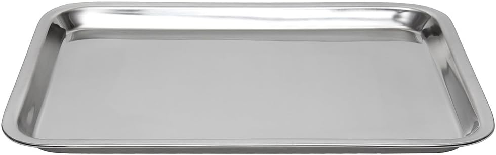 Lindy's Stainless Steel Heavy Baking Sheet, Non Toxic Baking Pan, Flat Oven Tray, Healthy Cookie Sheet