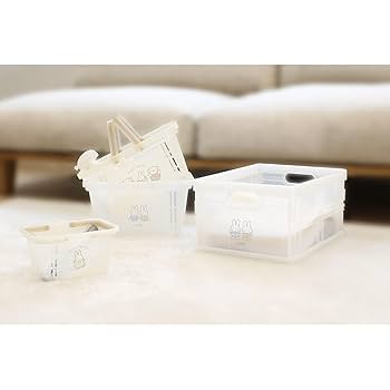 ヒステリックミニ　折りたたみバスケット　teddyホワイト ヒステリックミニ 折りたたみバスケット teddyホワイト