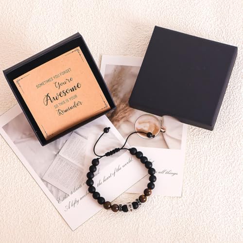 Pulsera motivacional para hombre con tarjetas significativas miniatura 5
