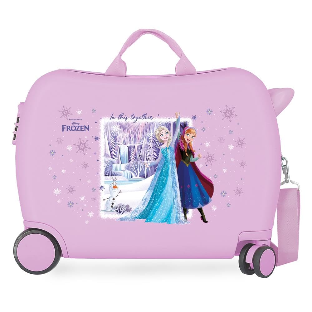 Disney Joumma Frozen in This Together Purple Children's Suitcase 50x38x20 cm Rigid ABS Side Combination Closure 34L 2.1kg 2 Wheels