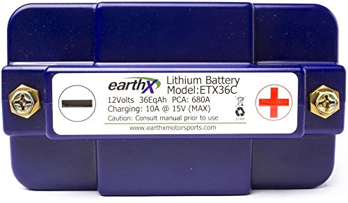 Earthx Etx36C Eco-Friendly Lithium Motorcycle Battery With Built-In Battery Management System #TOP4