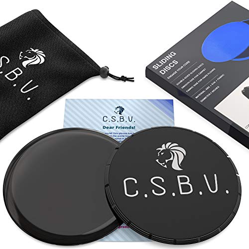 CSBV Core Sliders for Gliding Discs – Abdominal/Core Strengthening and Fat Burning Workout