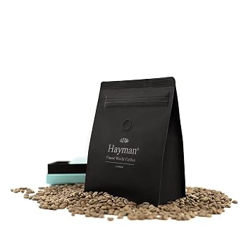 Hayman, 100% Panama Geisha Coffee, Green Coffee Beans To Roast With Roasting Machine, 3.5oz | Unroasted Panamanian Gesha Beans