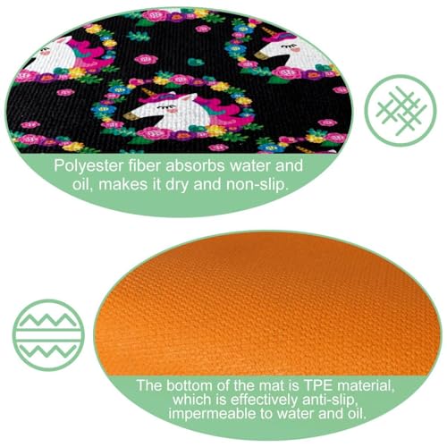 Alfombrillas de cocina antideslizantes para evitar caídas y absorber salpicaduras 6