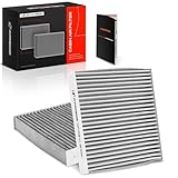 A-Premium 2-PC Cabin Air Filter with Activated Carbon Compatible with Fiat 500 2012-2019, Replace#