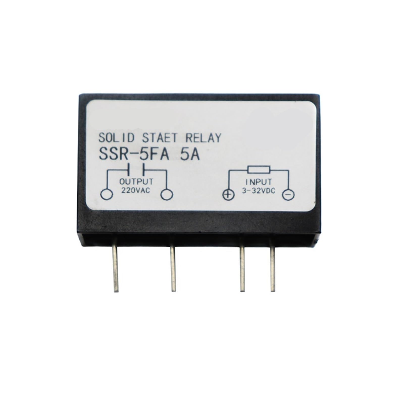 1 pz PCB SSR-3FA SSR-5FA SSR-8FA SSR-D3803HK D3805HK D3808HK Dedicato con Pin 3A 5A 8A DC-AC Relè a Stato Solido(8FA)