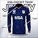 T-Shirt 2024 World Cup New Team USA Jersey T20 Cricket WC USA Cricket Team (US, Alpha, Small, Regular, Regular, Navy Blue)