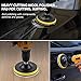 Kshineni 7 Pcs 3 Inch (80 mm) Wool Buffing Polishing Pad Car Polisher Buffer Drill Attachment with M10 Drill Adapter