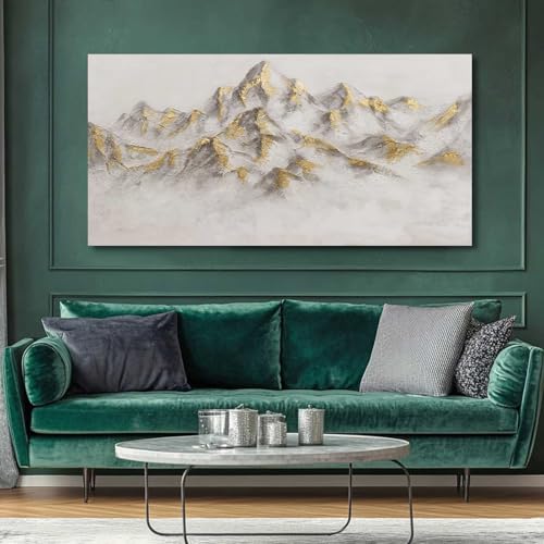 Peinture murale texturée sur toile grise de haute qualité SDYA