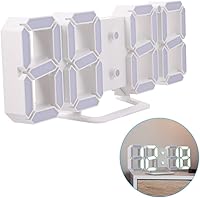 Vista 4 de Clock Alarm LED Alarm Clock LED Wall Clock reloj de pared LED Digital Wall Clock Alarms Alarm Clocks Electric Alarm Clock Digital Desk Clock LED