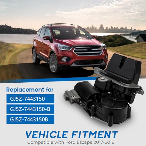 Image of BHB Liftgate Hatch Lock Latch Actuator Compatible with Ford Escape 2017-2019 Liftgate Lock Actuator Trunk Latch Replaces: GJ5Z-7443150 GJ5Z-7443150-B.