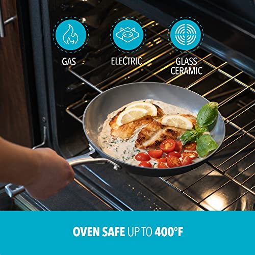 Bialetti Non-Stick Cookware, Ceramic Pro 10-Piece Set #TOP4