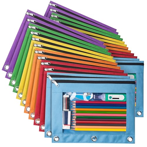 Forvencer 24 Pack Binder Pouches