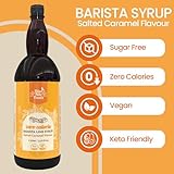 Blue Nile Foods Barista Salted Caramel Coffee Syrup, Zero Sugar, Keto Friendly, Calorie/Sugar Free Syrups for Drinks, Cooking, Hot/Iced Coffee Syrup, 1L - Image 5