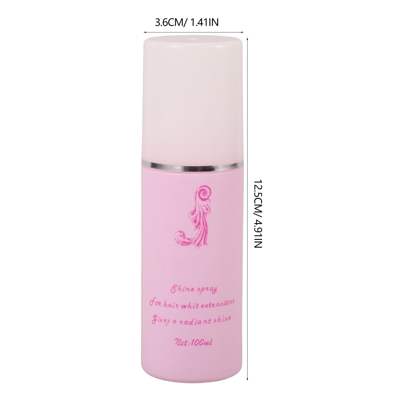 Spray per Chioma Bambole 100 Ml Rosa, Cura Districante Facile da Usare, Finitura Liscia e Morbida, per Chioma Sintetici e Treccine