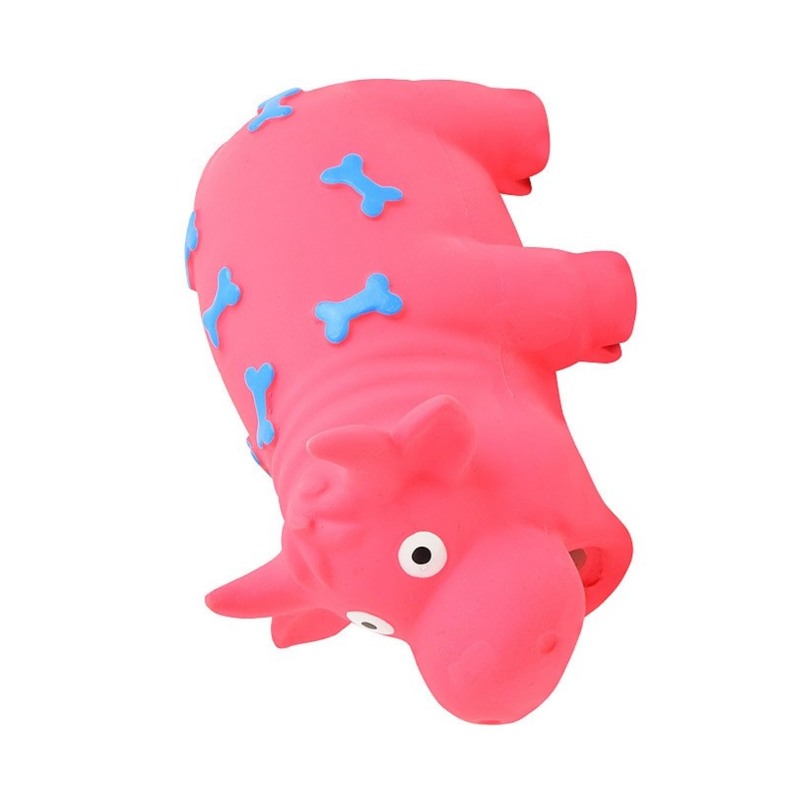 oringnat Squeaky Dog Ball Chew Toy For Large Dogs Interactive Bouncing Design Latex Teeth Surfaces
