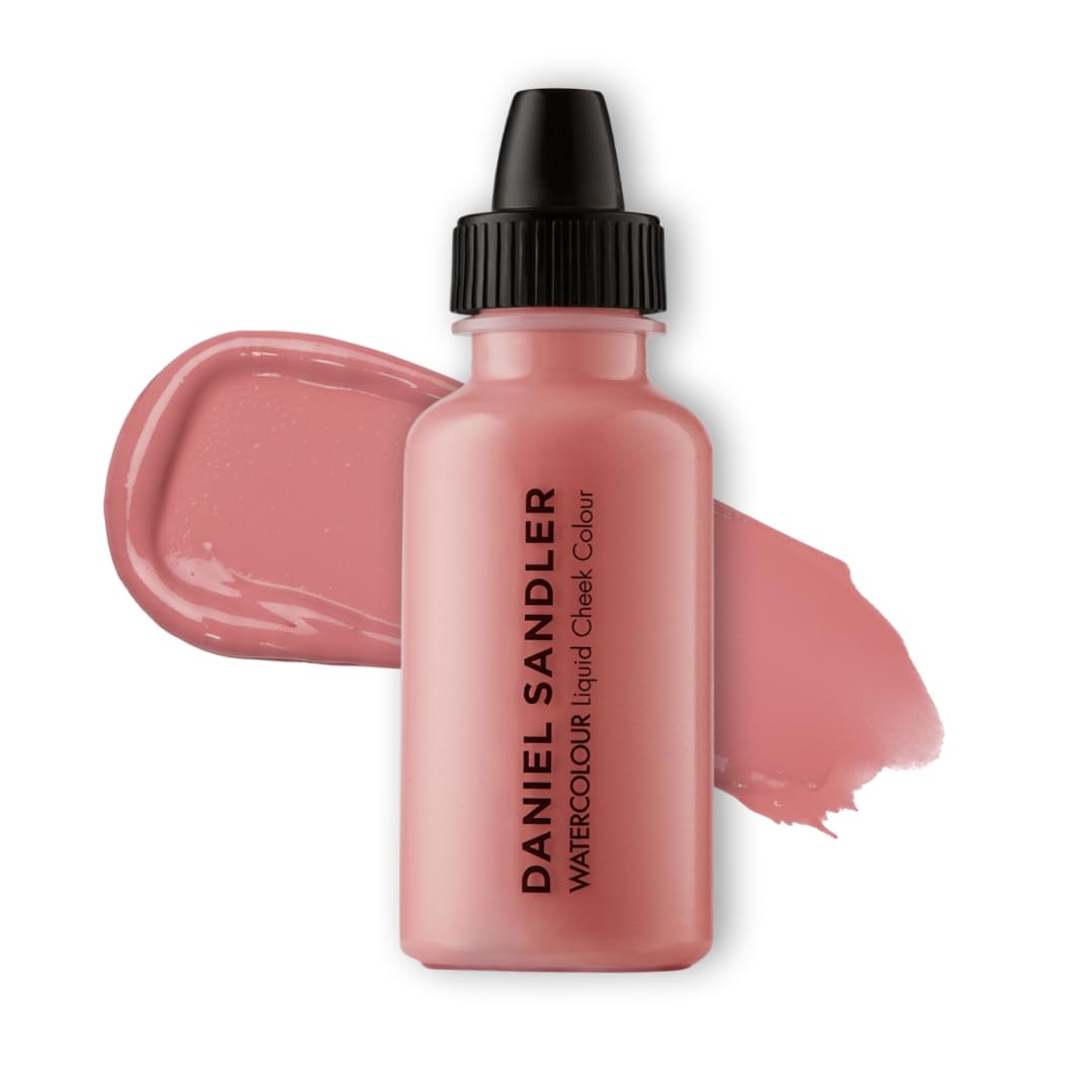 Daniel Sandler WATERCOLOUR LIQUID BLUSH – Lightweight, Buildable, Water-Resistant Formula for Cheeks, Lips & Eyes, 15ml