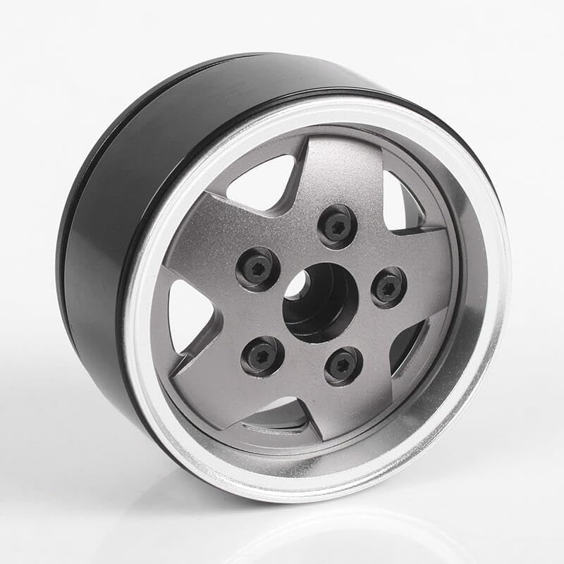 RC4WD CChand Dome Spoked 1.9" Classic Beadlock Wheels (Grey) (4)