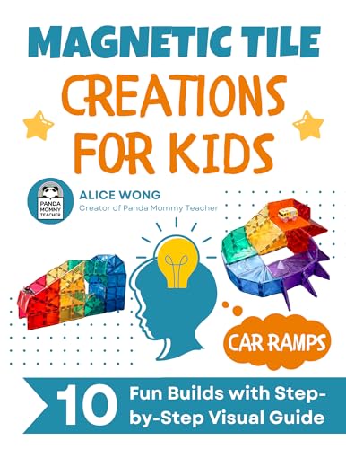 Magnetic Tile Creations for Kids - Car Ramps: 10 Fun Builds with Step-by-Step Visual Guide - image 1