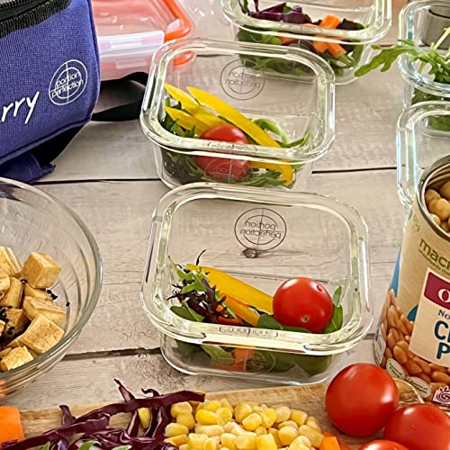 Portion Perfection Bariatric Food Containers/Meal Prep Containers/Lunchbox/Heat-Proof Glass Portion Control Container 3Pk, Bariatric Surgery Must-Haves Post Gastric Sleeve/Bypass Weight Loss #TOP3