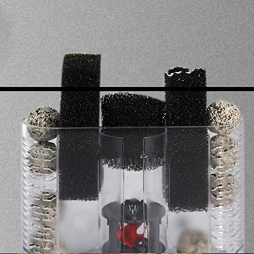 DERCLIVE 6-in-1 Zuurstofvis, tankfilter, multifunctioneel, onzuiverheidscollectie, waterstroom, verstelbare vistankbenodigdheden - Image 7