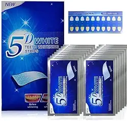 Branqueador Ultra Clareador Dental 28 Fitas 5d White Original