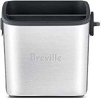 Vista 1 de Breville Knock Box Mini en construcción de acero inoxidable, apto para lavavajillas