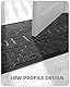 Color G Willkommen Fußmatte Außen, 60x90cm Schwarz Grau Outdoor Fussmatte Außen, Außenbereich Waschbar Schmutzfangmatte, Fussmatte Aussenbereich Wetterfest Türmatte für Eingang, Flur, Garten