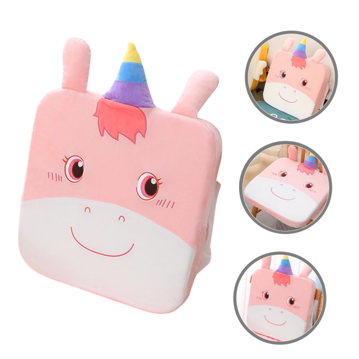 Veemoon Seggiolino Rialzato per Sedia da Pranzo 5 CM Spessore Cuscino Antiscivolo Portatile per Uso Domestico e Viaggi Cuscino Rialzato per Sedia Comodo Traspirante Adatto a Scuole e