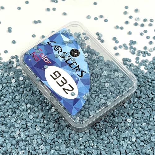 Carsilers Diamond Painting Beads 932,Diamonds Painting Accessories Replacement for Missing Drills,Diamond Beads Replacement Drills Gems Stones,Round,About 3500pcs