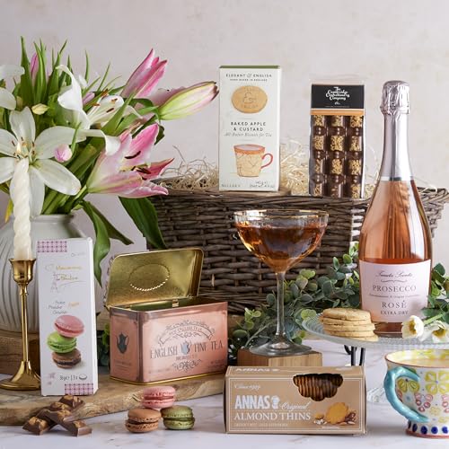 Prosecco Hamper Gifts for Women – Birthday Hampers for Women – Prosecco Gift Set Basket with Indulgent Chocolate & Sweet Treats – Gourmet Food Gift Hamper for Mum, Wife & Girlfriend - Image 5