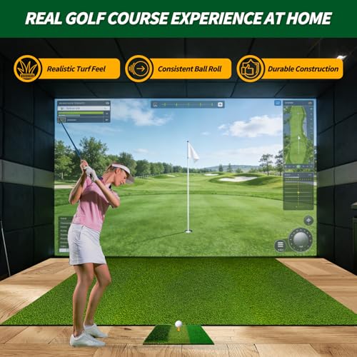 WICTTISPOSI 10x4.8ft Golf Turf Mat