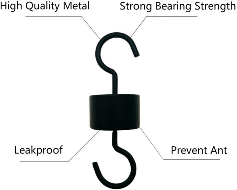 REZIPO 2 Pack Hummingbird Feeders Accessory Hooks, 1 Hooks with 1 Hummingbird Feeder Brushes